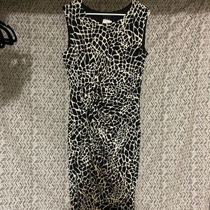 NWT EnFocus 14W sleeveless giraffe print dress